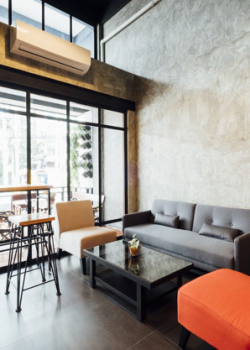 cafe and living room loft style cafe and living room loft style